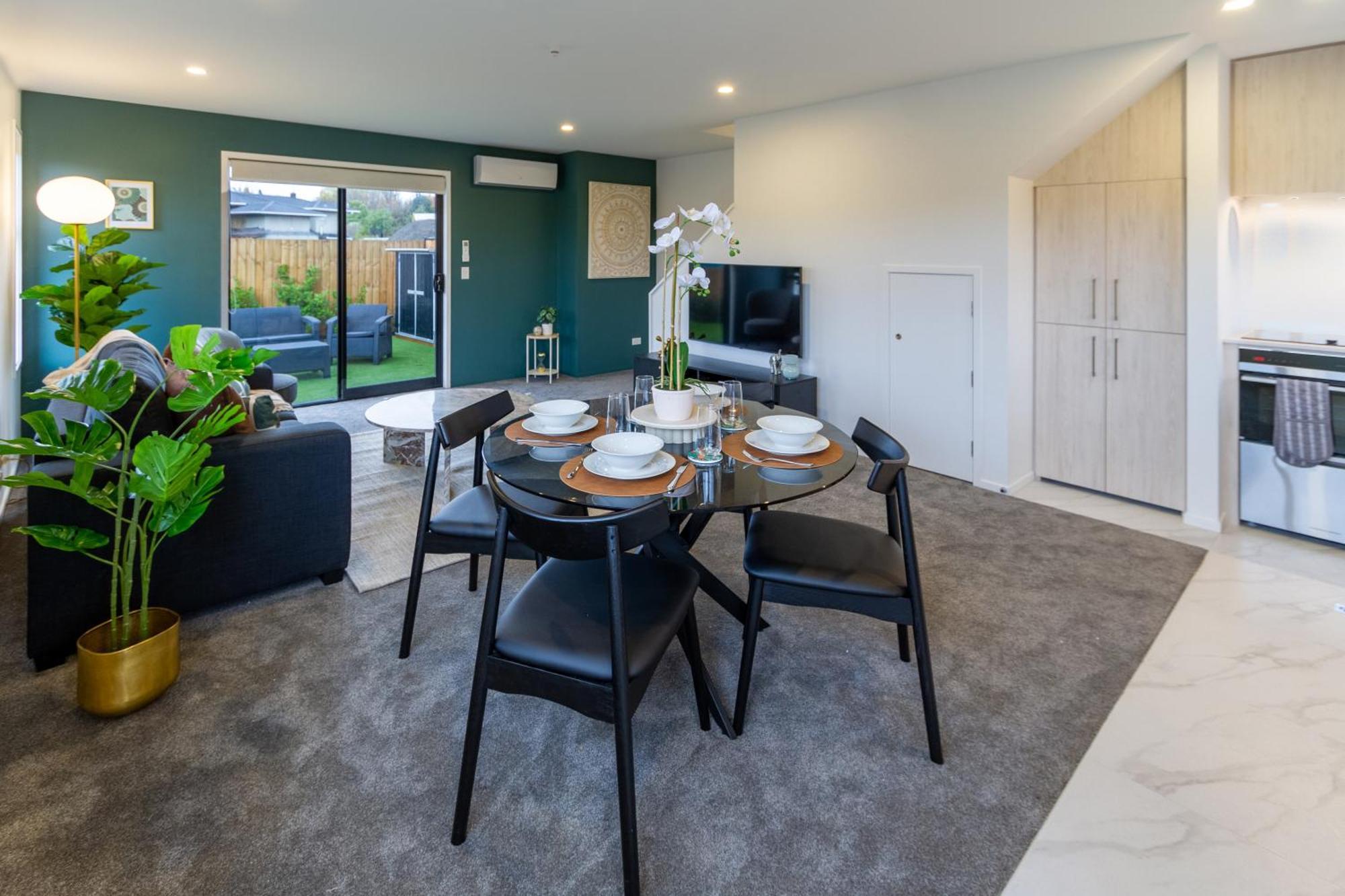 Serene Living 2 Bed With Carpark Christchurch Zewnętrze zdjęcie
